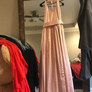Pink Vera wang dress. David's bridal